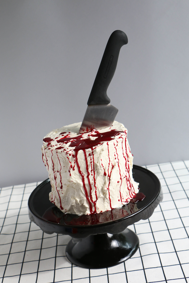 Cake with Edible Fake Blood | Erin Gardner