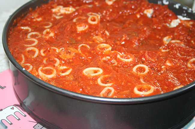 Pasta pie