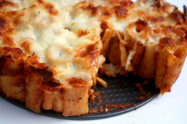 Pasta pie