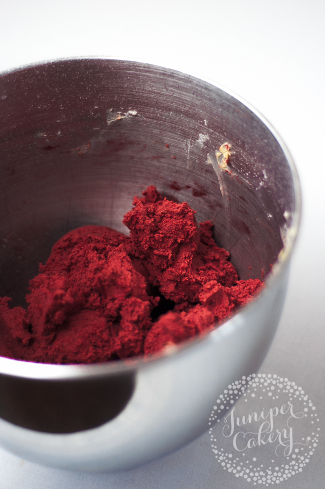 Red Velvet cookie recipe dough