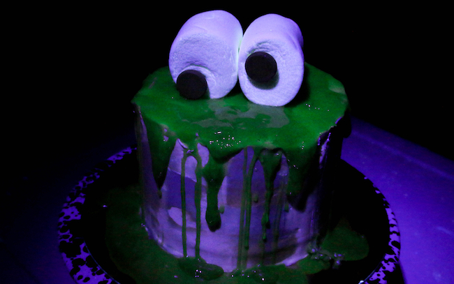 Slime Cake Under Blacklight | Erin Gardner
