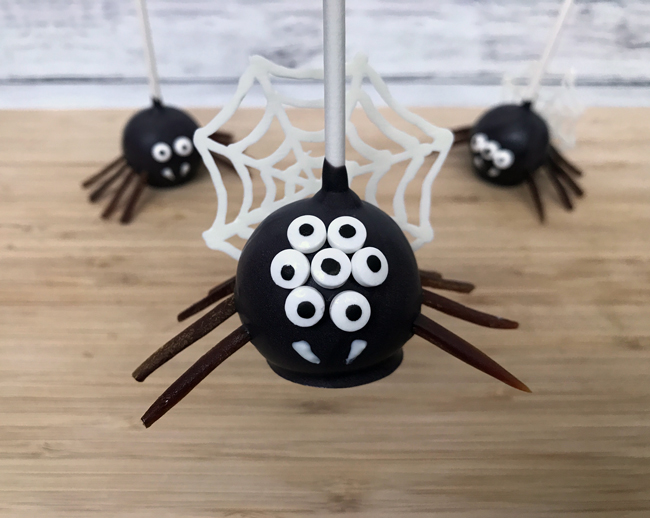 spider cake pops