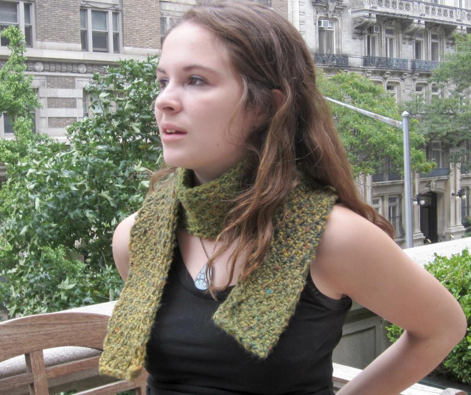 tunisian crochet scarf pattern