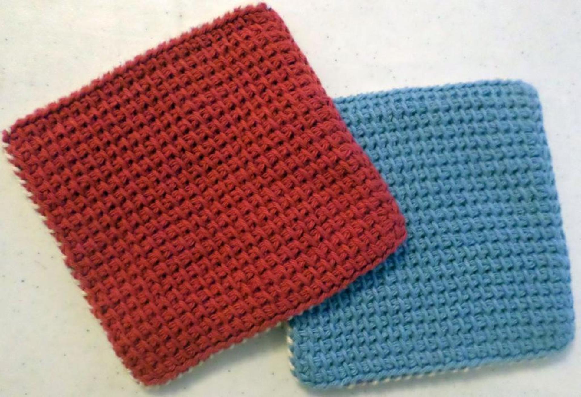tunisian hotpad free crochet pattern