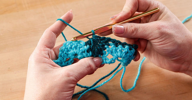 Colorwork Chevron Crochet