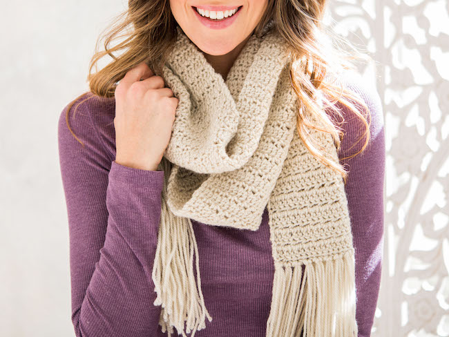 Easy Worsted Scarf or Cowl Crochet Kit