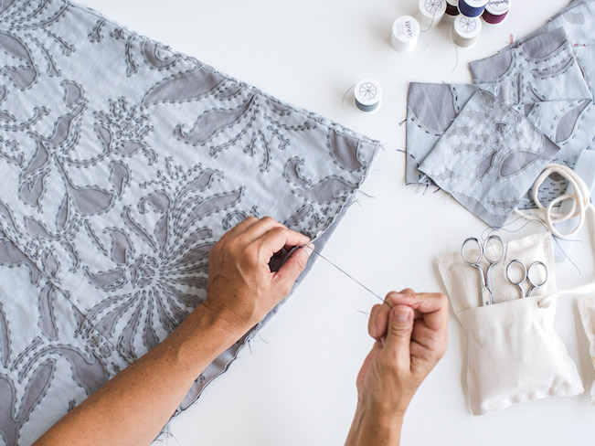 Sewing a Skirt By Hand