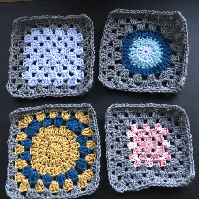 mix and match granny squares