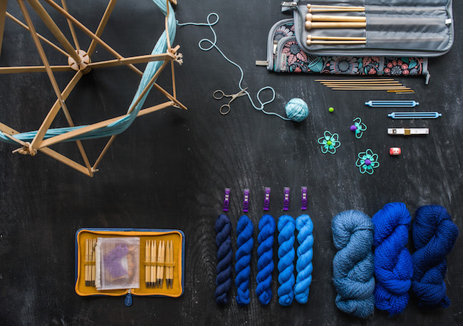 ORganized Knitting Supplies