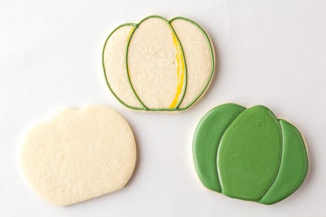 How to Make Cactus Cookies with a Pumpkin Cookie Cutter