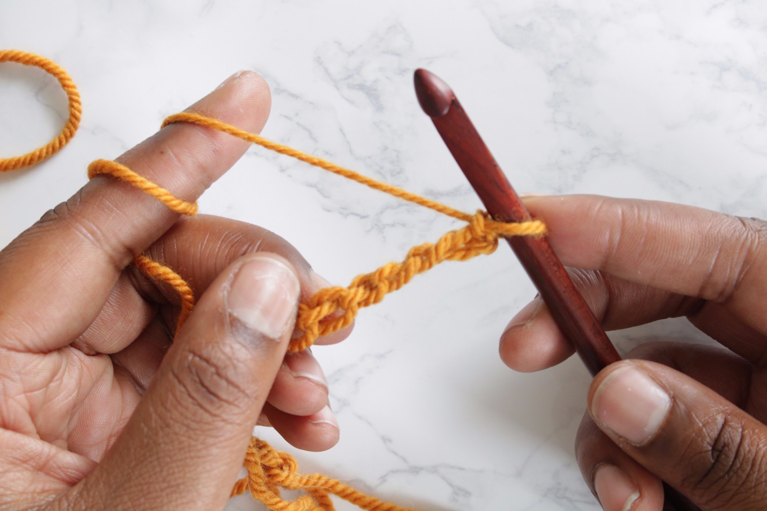 foundation chain for tunisian crochet