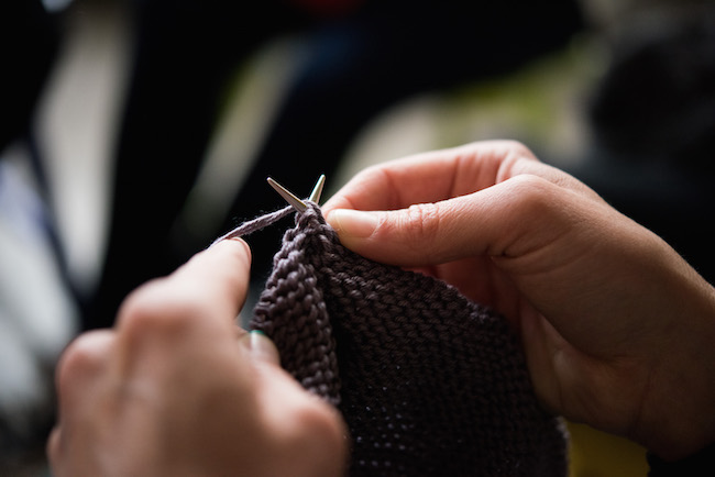 Knitting in Progress