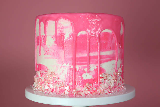 Finished Cake with Sprinkles | Erin Gardner | Craftsy