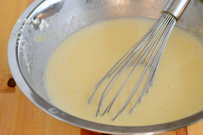 Whisking Homemade Canelé Batter