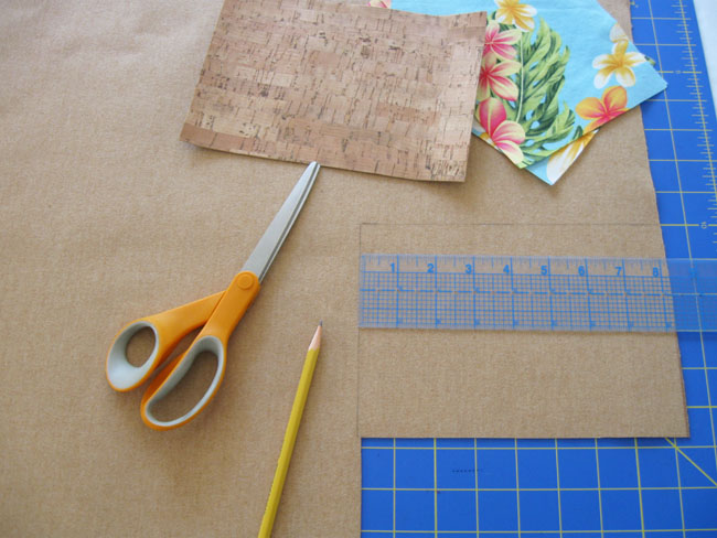 cutting cork fabric with scissors or rotary