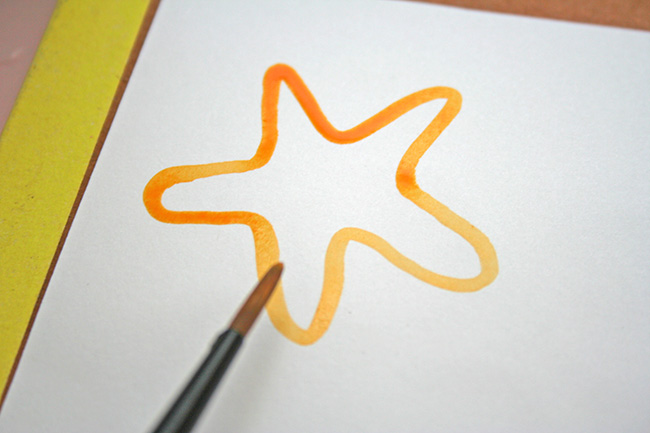 Starfish outline 