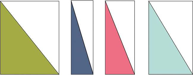 half-triangle rectangle