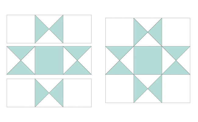 quarter-square triangles