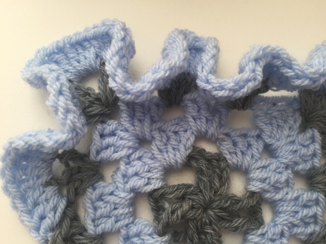 ruffled edging crochet pattern