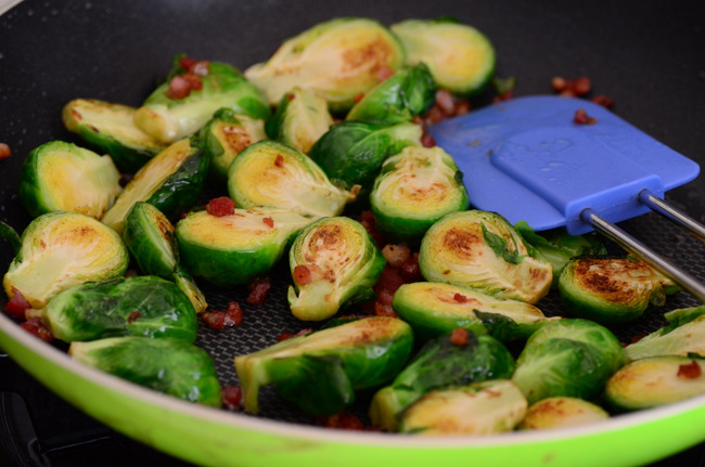 Sauteed brussels sprouts