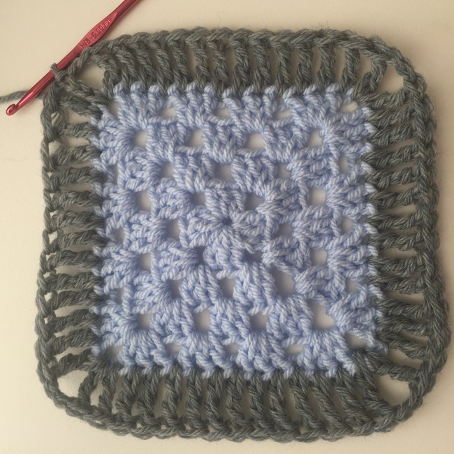 treble crochet edging