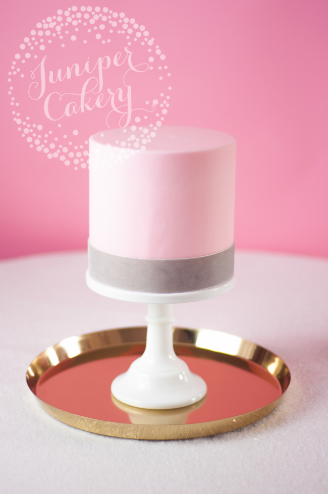 Vintage cake tutorial by Juniper Cakery Pink Cake