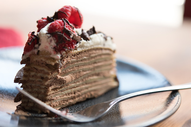 Slice of Crepe Cake