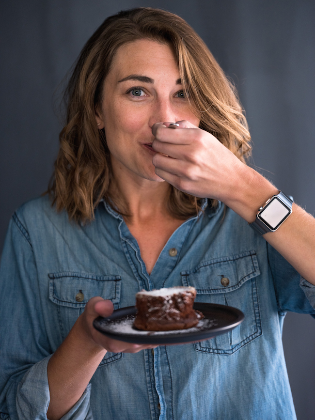 Jenny Eating Chocolate Cake