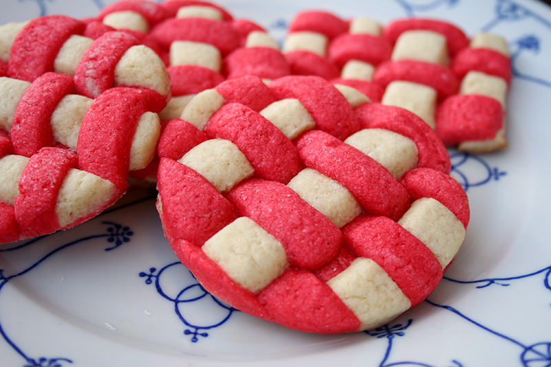 Basket weave cookies