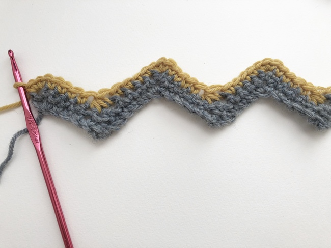 change color chevron crochet