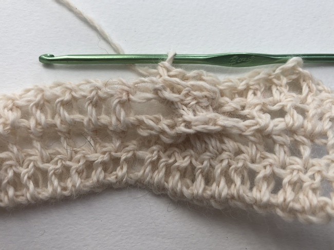 back post double crochet for cable