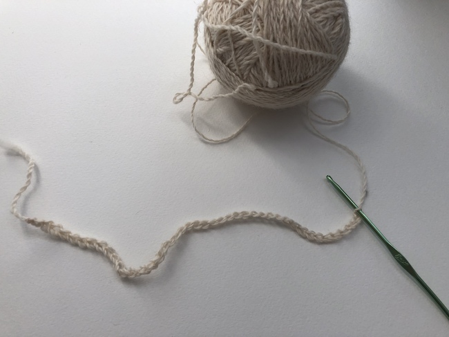 chain 40 crochet