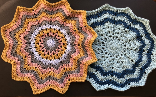 crochet round ripple free pattern