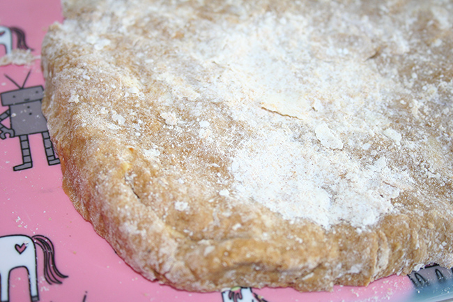 Dough for gingerbread buttermilk biscuits