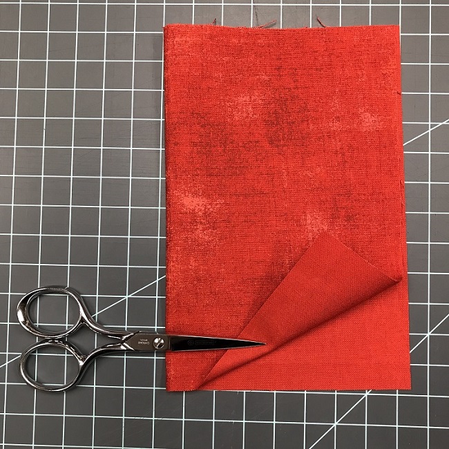 fold the pocket fabric