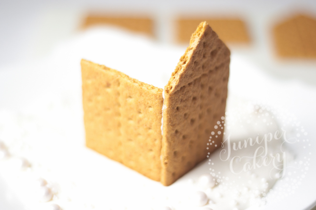 Find out how to make a graham cracker gingerbread house