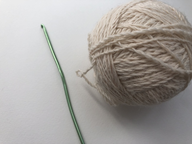yarn and size d crochet hook