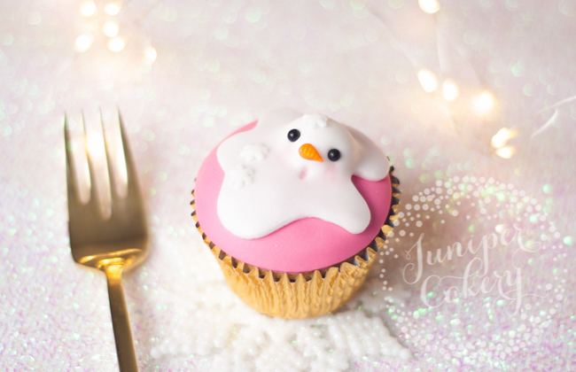 melted snowmen cupcakes