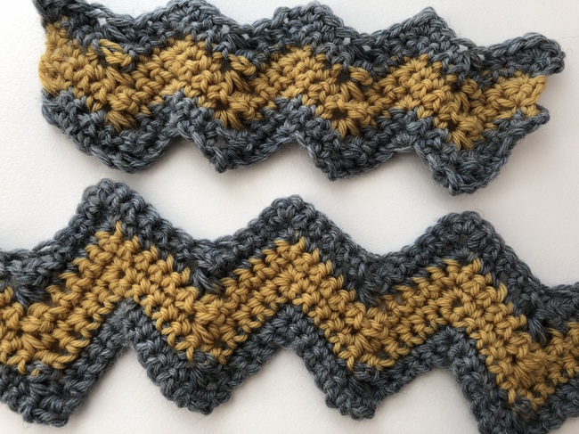 narrower chevron crochet
