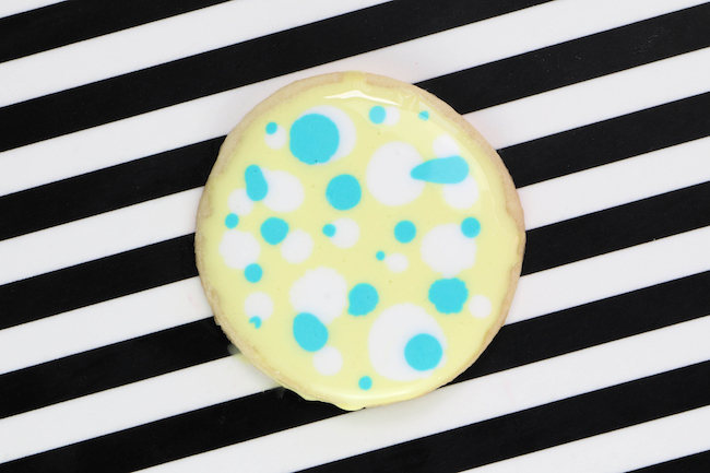 Adding Blue Drip Dots | Erin Gardner
