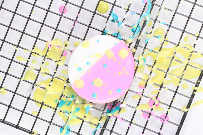Adding the Blue Spatter | Erin Gardner
