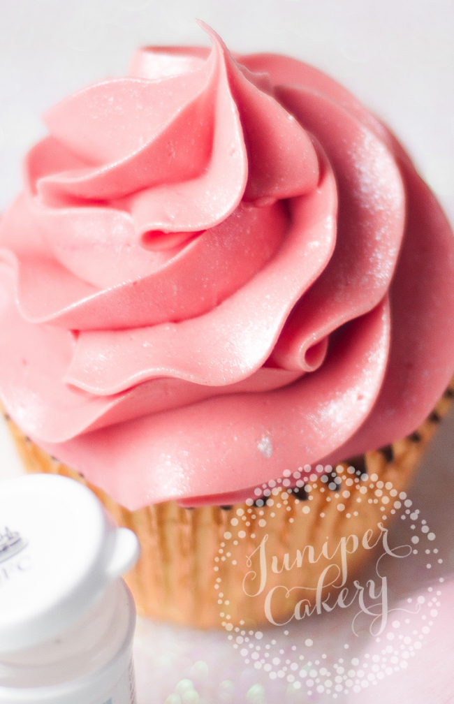Should you use luster dust to make sparkly buttercream