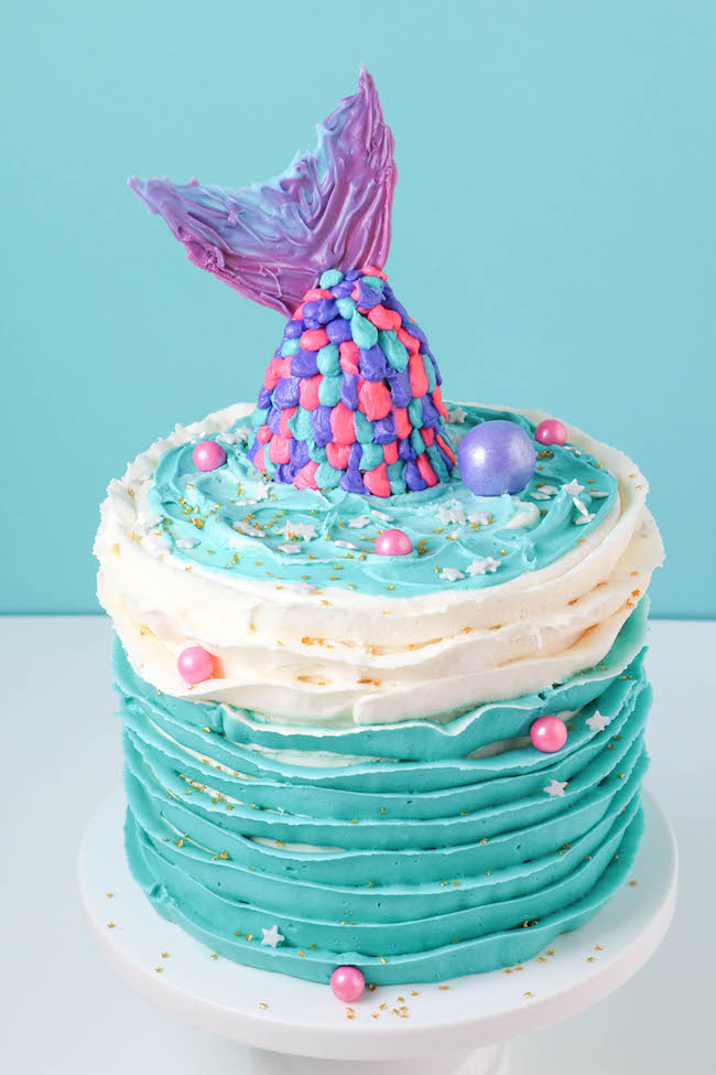 Mermaid Baby Shower Cake | Erin Gardner