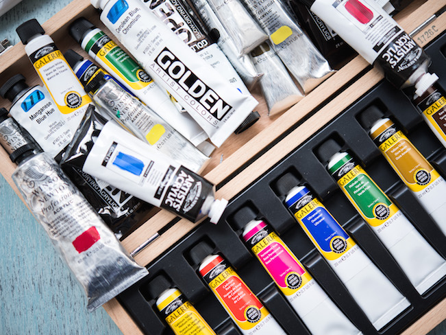 Tubes of Acrylic Paint