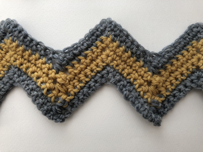 wide chevron crochet