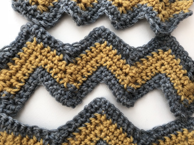 Crochet Chevron Swatches