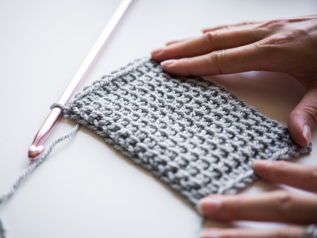 Tunisian Crochet Swatch