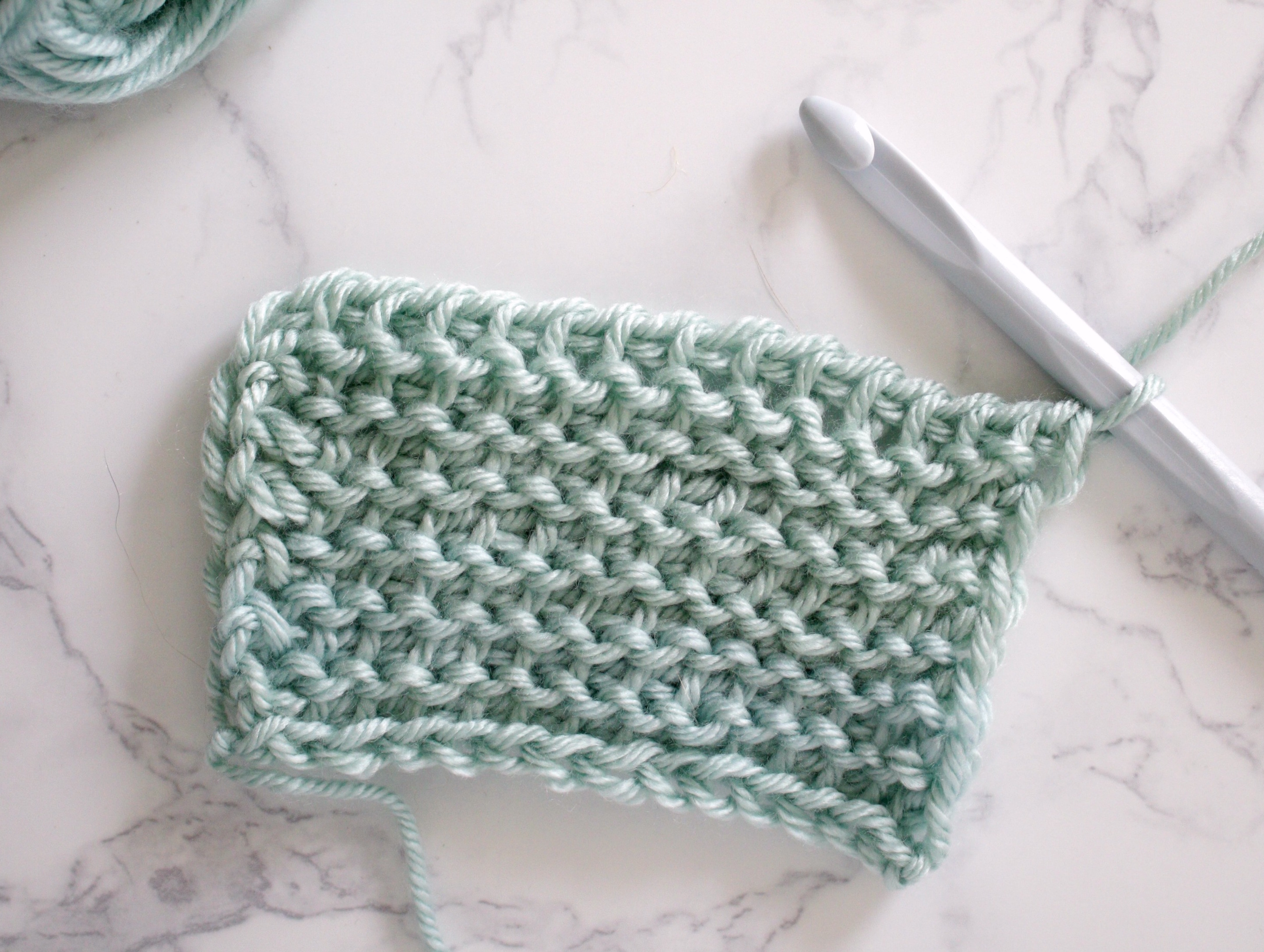 Tunisian Crochet Purl Stitch Tutorial