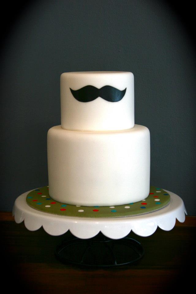 Mustache Cake