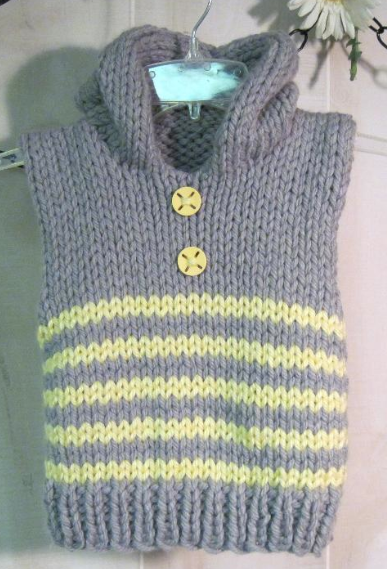free toddler vest knit pattern